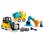 LEGO® DUPLO® 10475 Vozidla na stavbě 3 v 1 Obrázek k setu10475
