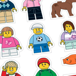 LEGO® Doplňky 850794 Samolepky na sklo Obrázek k setu850794