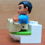 LEGO® DUPLO® Doplňky  88805018 Toaleta Obrázek k setu88805018