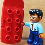 LEGO® DUPLO® Doplňky  88805053 Nosítka / serf Obrázek k setu88805053